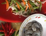 Foto langkah ke 1 dari resep Tumis kacang,wortel,kobes rencah udang.