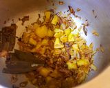 A picture of step 2 of Hara Chana Masala Curry.