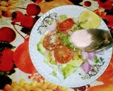 A picture of step 3 of Kachumber Salad.