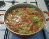 Kínaikel főzelék, zabos csirkemájjal recept fázis 5 fotója