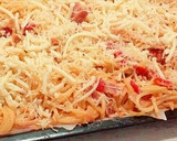 Foto del paso 6 de la receta: Espaguetis con bacon y gambas