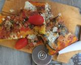 Φωτογραφία βήματος 10 της συνταγής Πίτσα 🍕 σπιτική με καλαμποκάλευρο 🌽