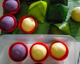 Foto langkah ke 9 dari resep Kue Bugis Mandi Ubi Ungu dan Ubi Kuning.