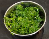 A picture of step 2 of Hariyali Sabudana Khichdi.