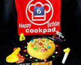 A picture of step 3 of Sooji Rava Halwa Cake.