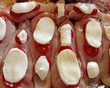 Paradicsomos, mozzarellás csirkemell recept fázis 3 fotója