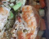 Cukkinis mozzarellás csirkemell recept fázis 2 fotója