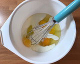 Foto del paso 2 de la receta: Pastel de jamón y queso (Microondas)