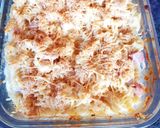 Une image de l'étape 4 de Gratin de pâte à la béchamel légère au jambon 😋.