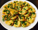 Hình bước làm 3 của món Đậu phụ chiên tẩm hành