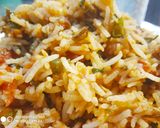 A picture of step 4 of Schezwan Fried Rice.