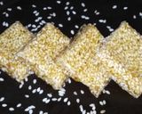 A picture of step 4 of Sesame chikki.