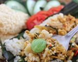 Foto langkah ke 8 dari resep NASI BAKAR AYAM KEMANGI (NO SANTAN).