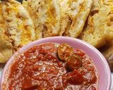 Foto langkah ke 4 dari resep Sanggara peppe / Pisang geprek makassar.
