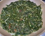Foto del paso 3 de la receta: TORTILLA DE ESPINACAS RELLENA ❤️