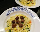 Foto langkah ke 4 dari resep Garlic Butter Rice with Saikoro Beef.