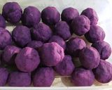 Foto langkah ke 4 dari resep Bola bola salju ubi ungu.
