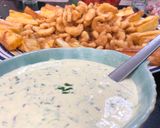 Foto del paso 9 de la receta: Chicharrón de pota (calamar gigante) al estilo peruano con yucas fritas