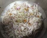 A picture of step 1 of Kasi phal / meetha kaddu.