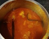 A picture of step 3 of Chicken curry.