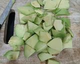 A picture of step 1 of Avocado Cocoa Mousse.
