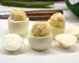 Túrókrémmel töltött tojás "csibe" recept fázis 4 fotója