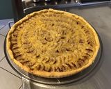 Une image de l'étape 13 de Maxi tarte bananes,ananas et citron vert (pâte sablée gingembre et citron vert).