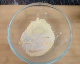 A picture of step 1 of Brown Rice Flour Nankhatai.