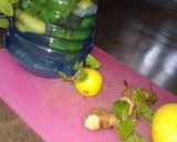 A picture of step 2 of Detox drink.