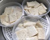 Foto langkah ke 2 dari resep Puding Roti Pandan.