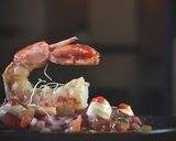 Foto del paso 5 de la receta: Hojaldre de gambón con pico de gallo y mahonesa de sriracha