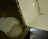 A picture of step 1 of Curd sweet balls.