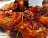 A picture of step 4 of Rosemary garlic drumsticks.