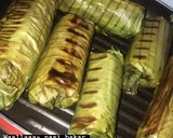 Foto langkah ke 5 dari resep Nasi bakar cumi petai pedas.
