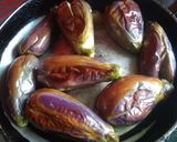 A picture of step 2 of Baby Eggplant masala.