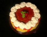 Foto langkah ke 12 dari resep Cheddar Cheese Cake with Strawberry Jam.