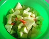 Foto langkah ke 3 dari resep Tumis mercon labu putih.