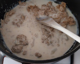 Foto del paso 4 de la receta: Zita en salsa cremosa de costillas de cerdo, gorgonzola y nueces