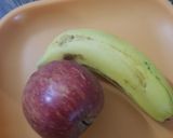 A picture of step 11 of Apple Cake twisted garnishing with milkmaid and honey.