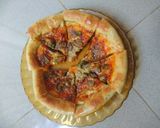 Foto langkah ke 8 dari resep Pizza saus bolognese all homemade.