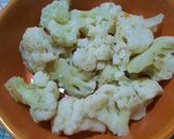Foto del paso 6 de la receta: Cazuela de coliflor gratinado con jamón y mozzarella