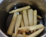 A picture of step 1 of Crispy Spicy Baby corn fritters.