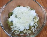 A picture of step 1 of Green Tamal Pudding.