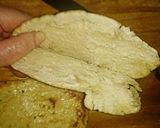 A picture of step 8 of Tex's Steak, Egg & Chips Flabread 🐮🍳🍟🍞.