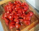 Une image de l'étape 10 de Courgettes, poivrons et tomates à l'agneau et épices.