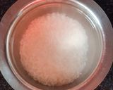 A picture of step 1 of Pal payasam.