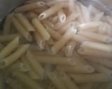 A picture of step 1 of Pink Pasta.