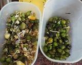 A picture of step 1 of Mixed Sprout Raita.