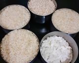 चावल दाल पोहा की इडली और सांबर (chawal dal poha ki Idli aur sambar recipe in Hindi) रेसिपी चरण 1 फोटो