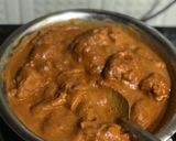 A picture of step 2 of Spicy Mutton Curry in the Traditional Goan 'Recheado Masala' Paste 😋.